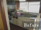住宅リフォーム　BFORE画像キッチン